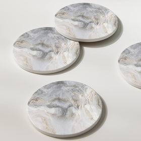 Hoomey gift-ready coaster set ideal for housewarmings and special occasions.
