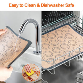 HOOMIL mats fit commercial half-sheet pans