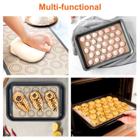 HOOMIL reusable silicone mat with fiberglass blend for longevity