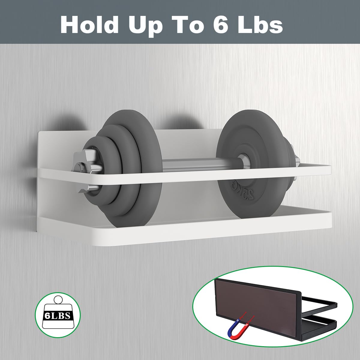 Hoopoton olive oil jar holder magnetic saves cabinet space.