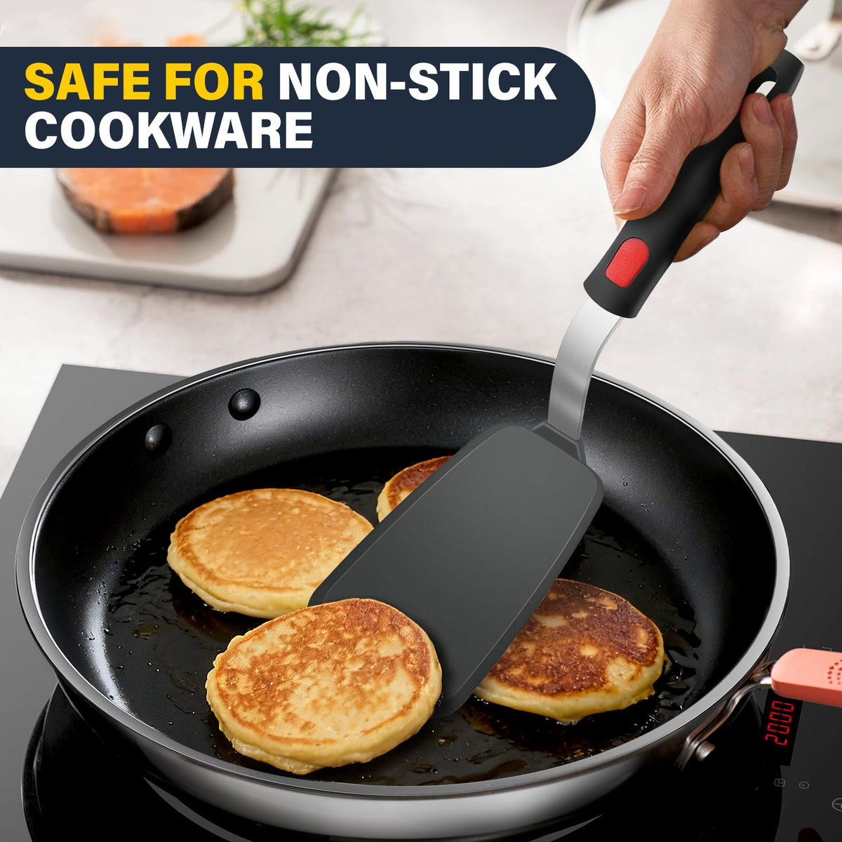 Hoosook dishwasher-safe utensils simplify cleanup after meals.