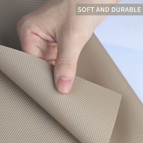 HooTown khaki drawer liner waterproof prevents spills and wipes clean quickly.