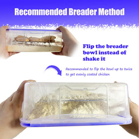 HoPliGhe Breader Bowl blue lid is easy to hand wash