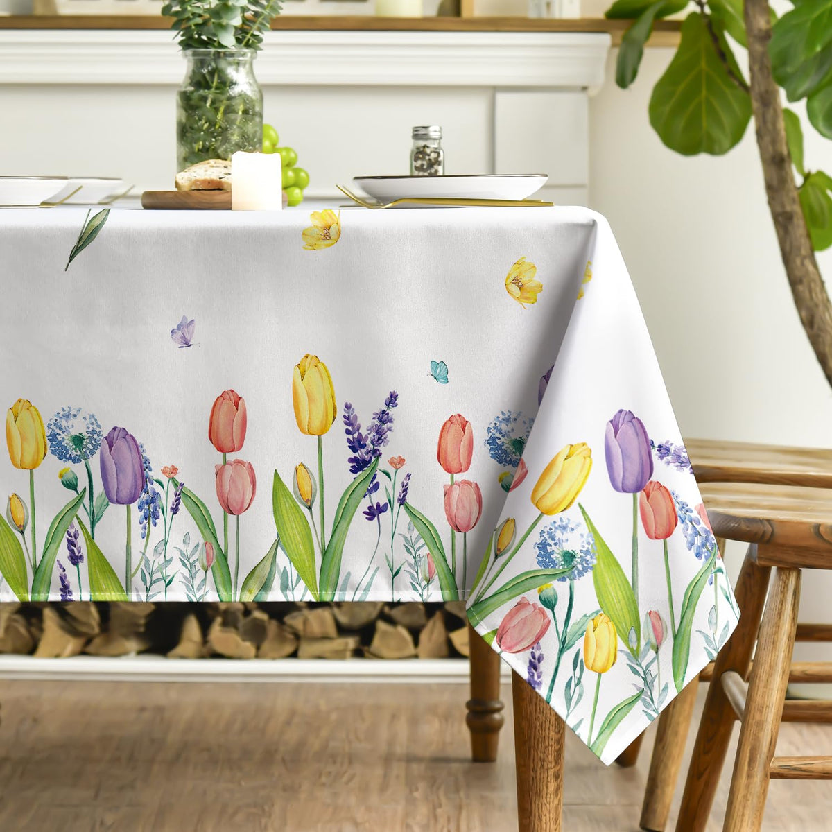 Horaldaily colorful picnic dining tablecloth brightens outdoor meals
