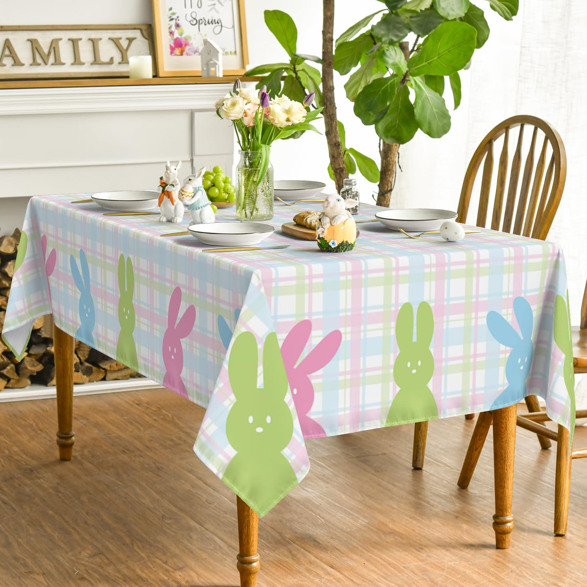 Horaldaily easy-care tablecloth for quick cleanup after events