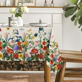 Horaldaily tablecloth edge stitching demonstrates durability