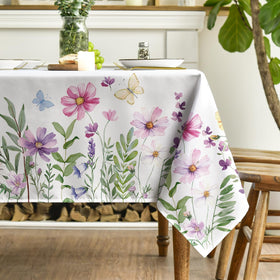 Horaldaily Spring Tablecloth party decor table setup ideal for gatherings