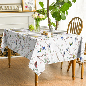 Horaldaily 60x120 tablecloth fits rectangular tables up to 12 guests