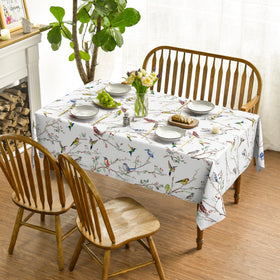 Horaldaily tablecloth durable polyester with reinforced stitching for everyday use