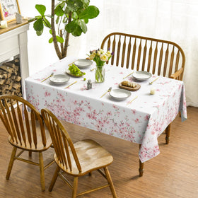 Horaldaily tablecloth stitching detail highlights durability and high-quality finish.