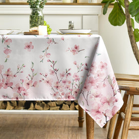 Horaldaily tablecloth drying flat after machine wash keeps colors vibrant.