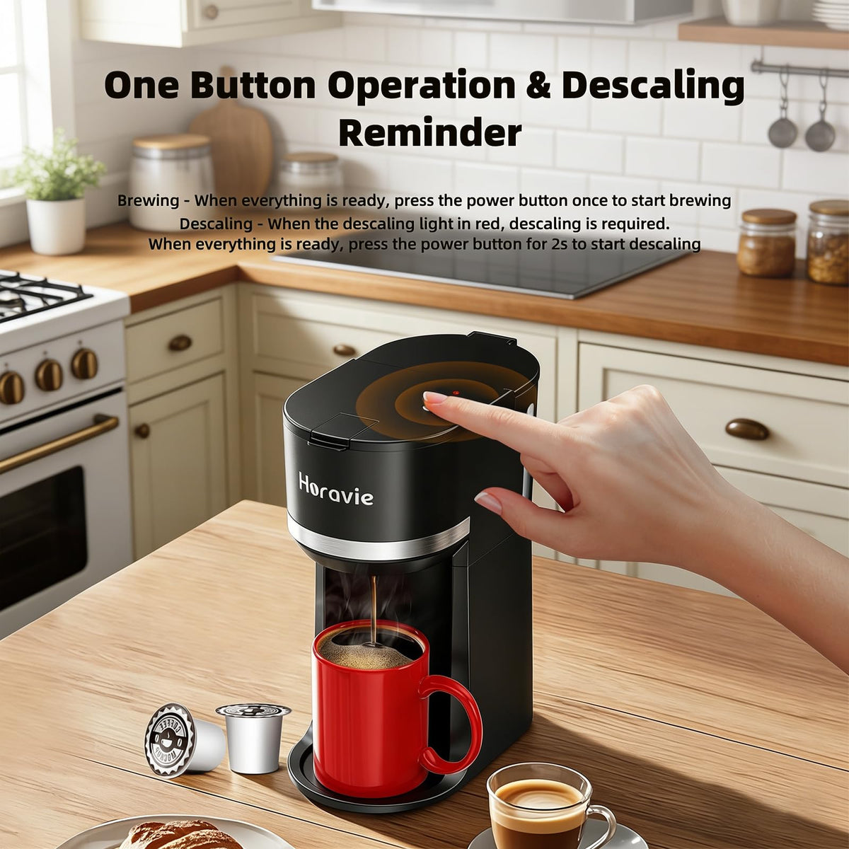 Horavie BPA-free and heat-resistant materials for safe, durable use.