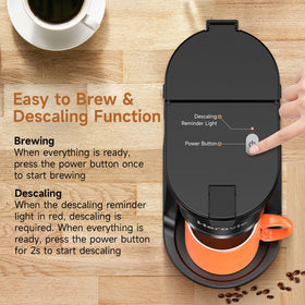 Horavie compact design fits small kitchens and travel setups.