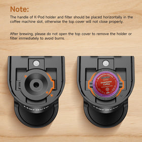 Horavie one-touch button operation for effortless hot coffee.
