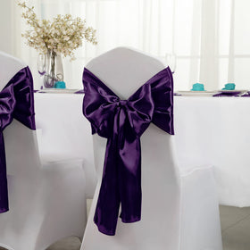 Horbaunal 12-pack satin table runners ideal for long banquet tables.