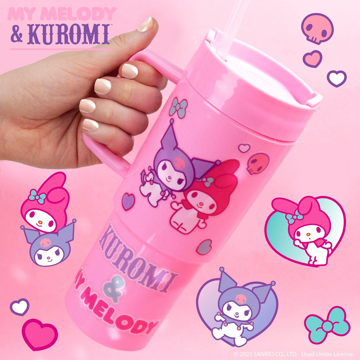 Horizon water-resistant decals and gems keep the design vibrant after daily use.