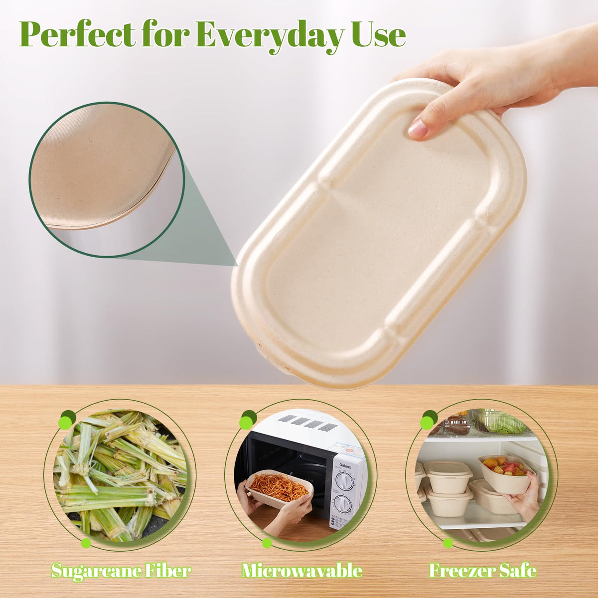 HorizonNest microwave-safe container allows safe reheating of leftovers.