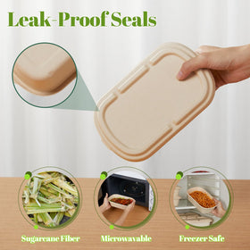 HorizonNest microwave-safe takeout box ready for reheating leftovers at work or home.