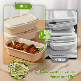 HorizonNest stackable takeout boxes save space in prep areas and storage.