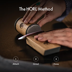 HORL 15-degree edge enables ultra-fine slicing on delicate blades.