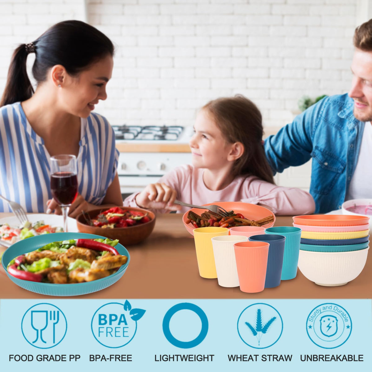 HORNORM bowls in macaron colors ideal for grains and salads