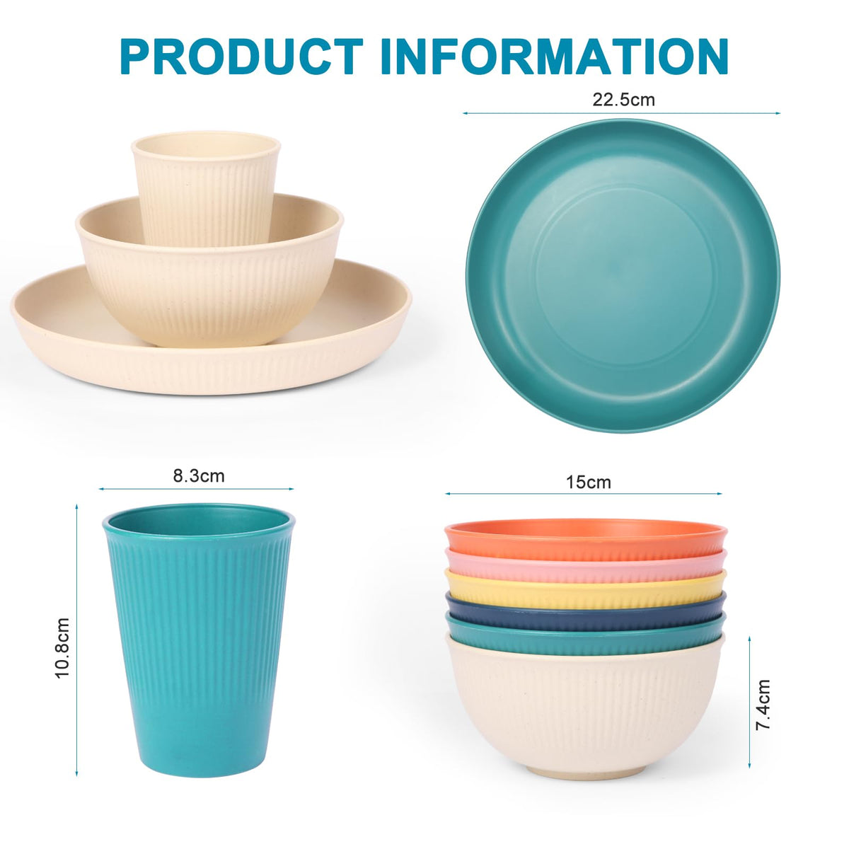 HORNORM cups in macaron colors perfect for beverages on the go