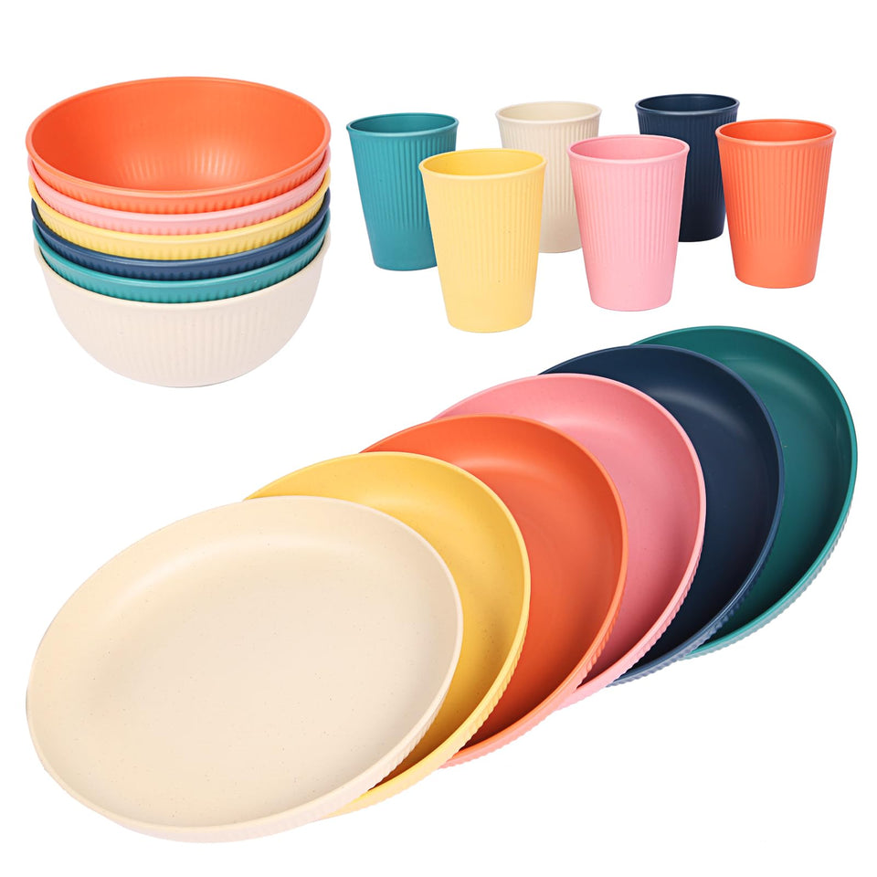 HORNORM plates in macaron colors for everyday meals