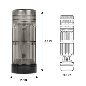 Horns Bee no-mess grinder and packer enables fast cone filling.