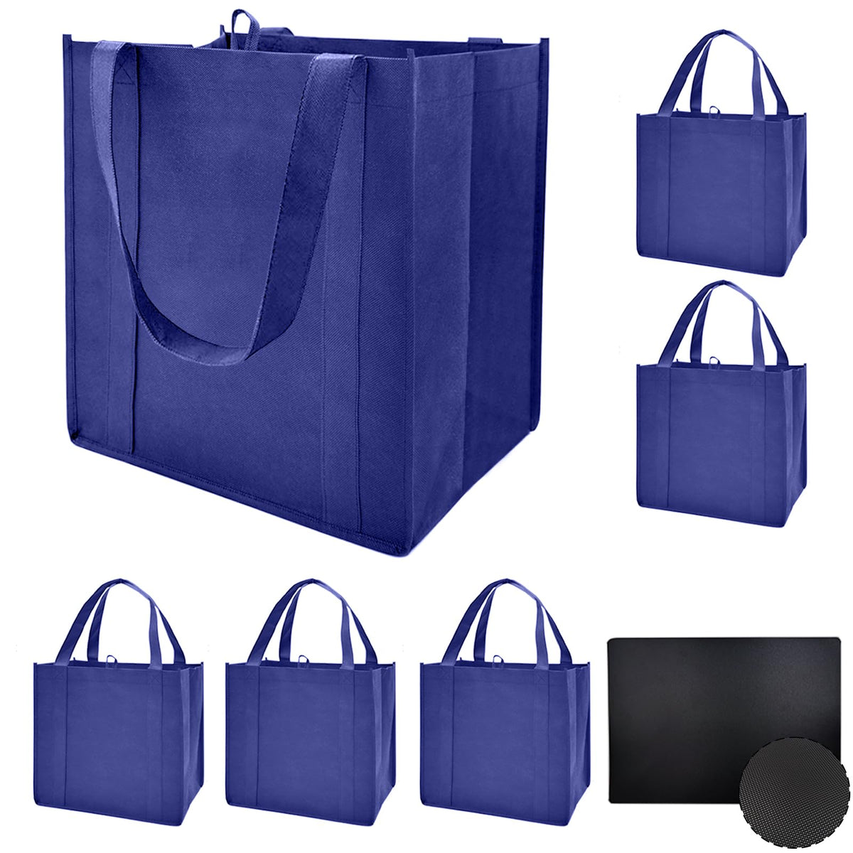 HorYg 6-pack bag with reinforced handle for heavy grocery loads.