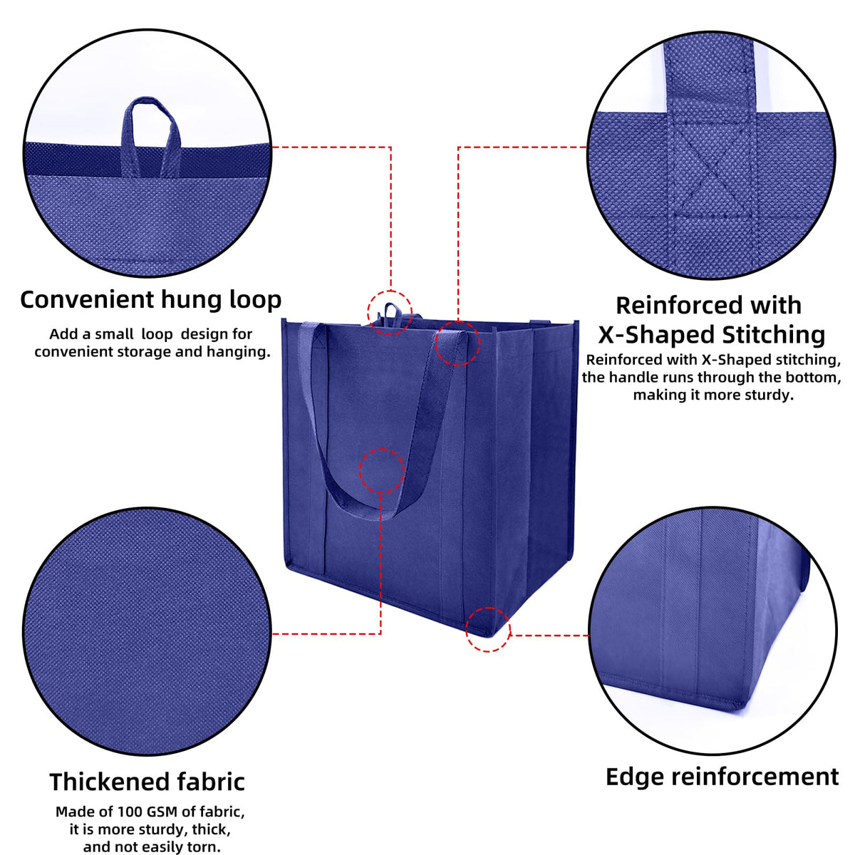 Large-capacity HorYg bag sized 13 by 10 by 15 inches.