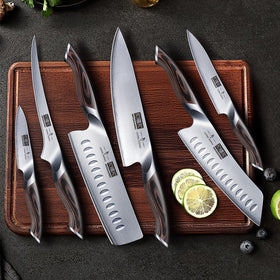 HOSHANHO 3.75-inch paring knife for peeling and trimming.