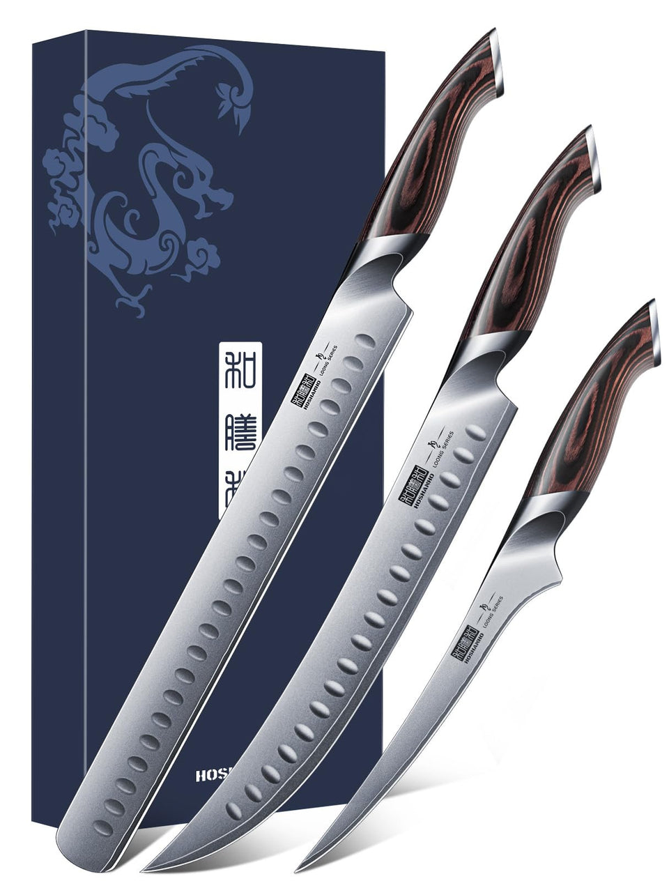 HOSHANHO carving knife 12in blade for precise meat slicing