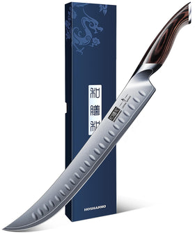 HOSHANHO carving slicing knife 12-inch for precise meat slicing with a durable blade.