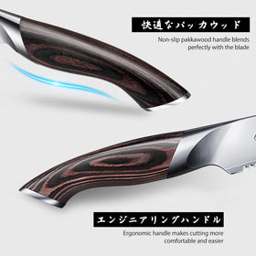 HOSHANHO cheese knife fork-tip helps lift slices with ease