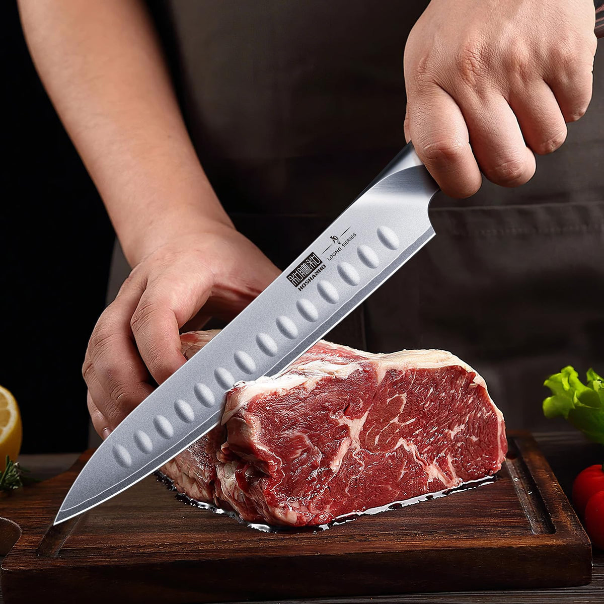 HOSHANHO durable stainless-steel construction supports long-lasting sharpness.