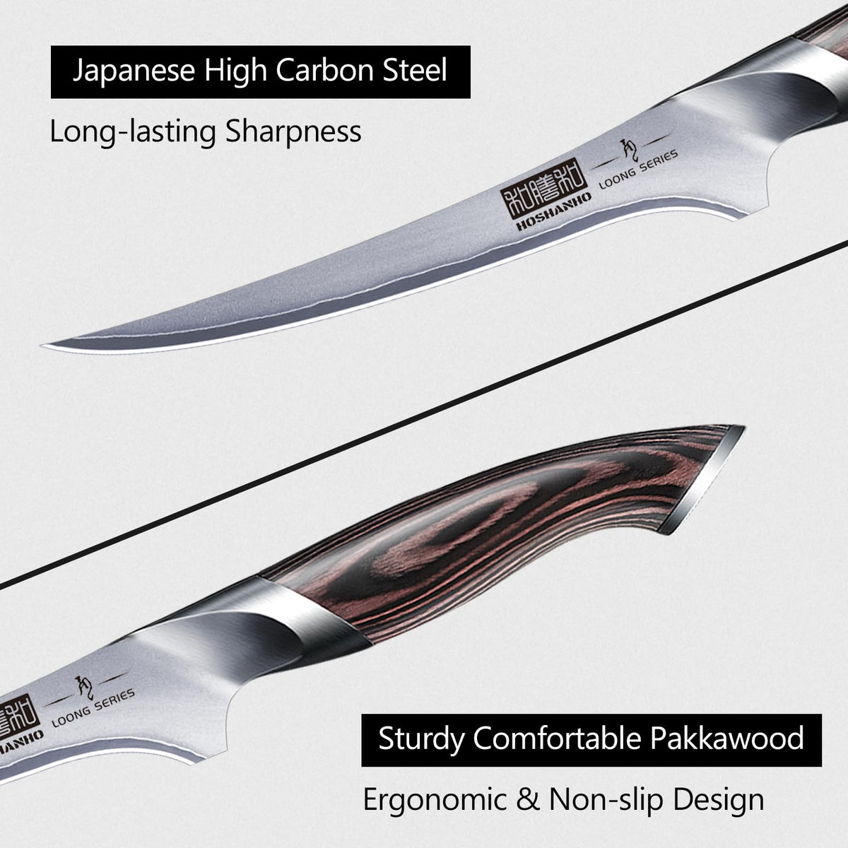 HOSHANHO ergonomic handle for comfortable kitchen use
