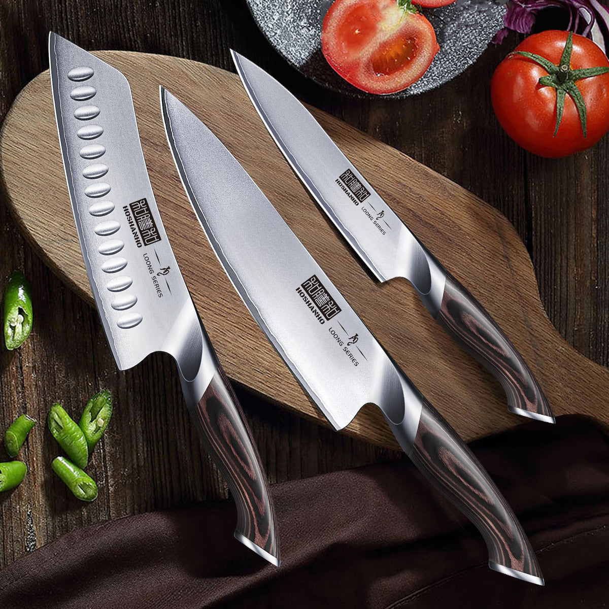 HOSHANHO gift box packaging makes a refined gift for cooks.