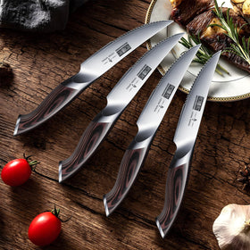 HOSHANHO knives shown for family dinner or camping use