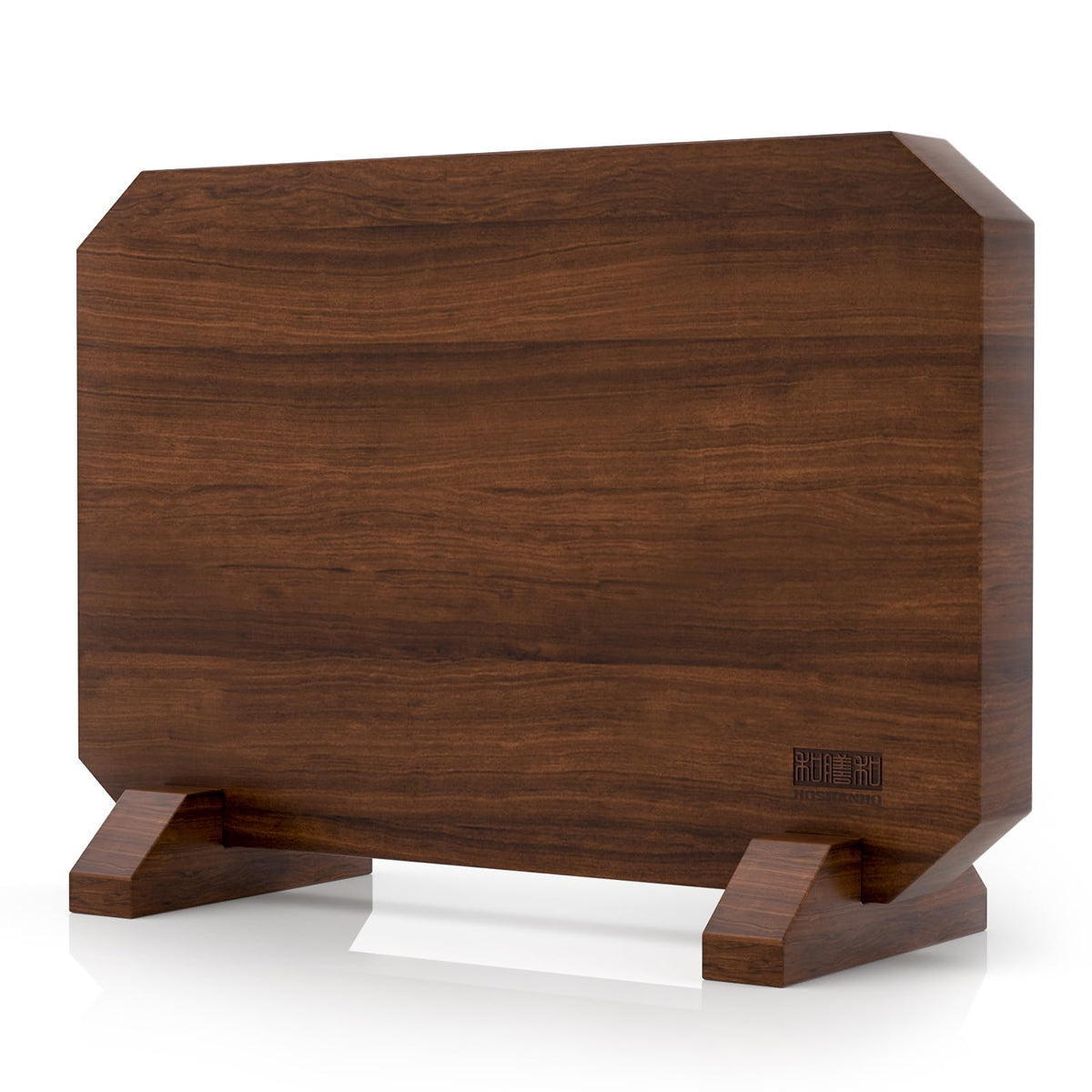 HOSHANHO magnetic knife block front view for quick knife access.