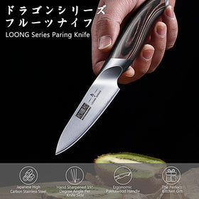HOSHANHO paring knife blade detail showing finish