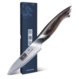 HOSHANHO paring knife edge close-up for precise fruit prep