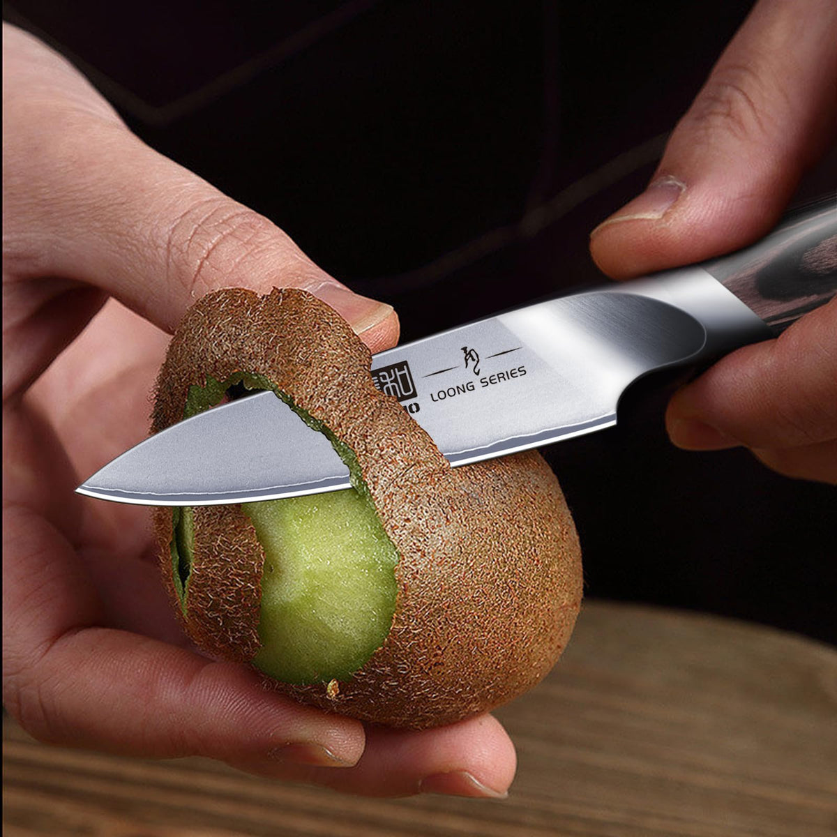 HOSHANHO paring knife fruit prep scene in action