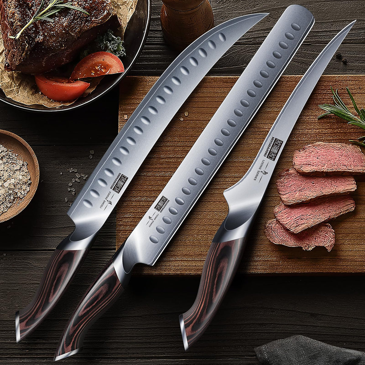 HOSHANHO set on cutting board display