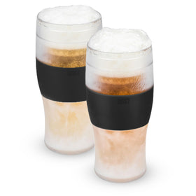 Host Freeze beer glass in freezer showing cooling gel keeps drinks cold