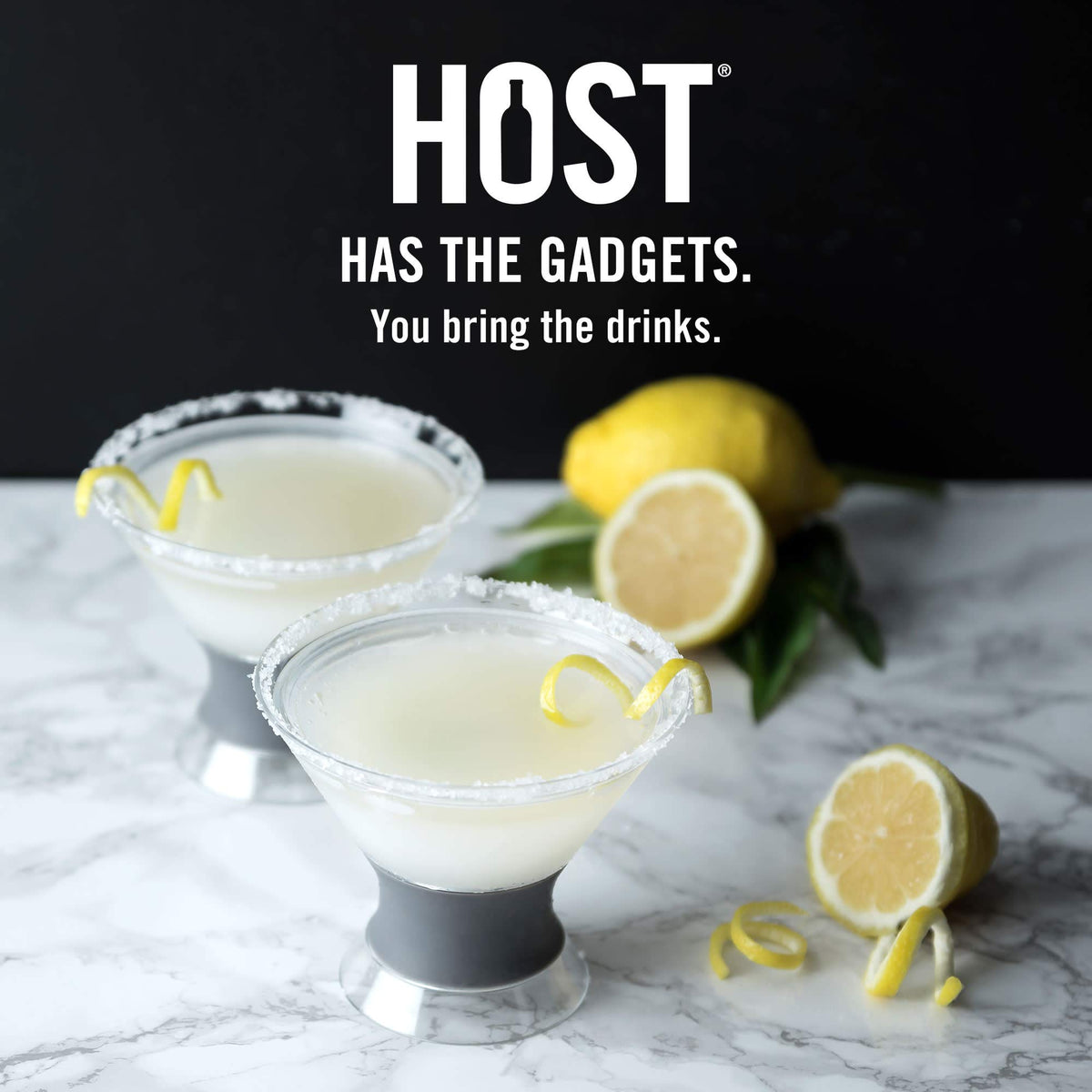 Host Freeze durable reusable glasses fit everyday entertaining.