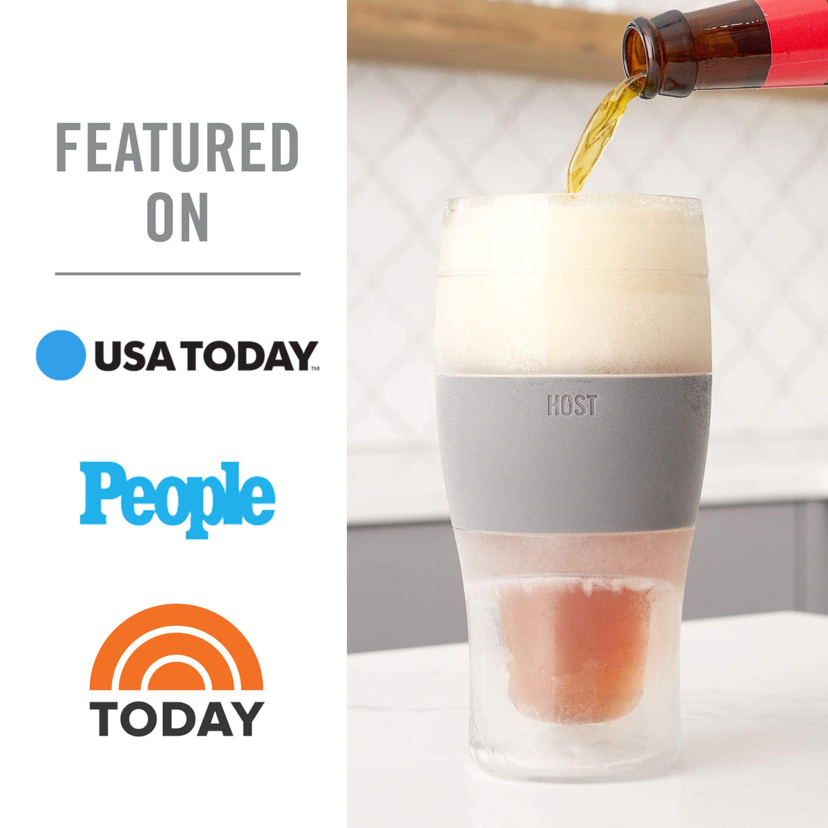 Host Freeze two-hour freeze activates the cooler gel for cold beer.