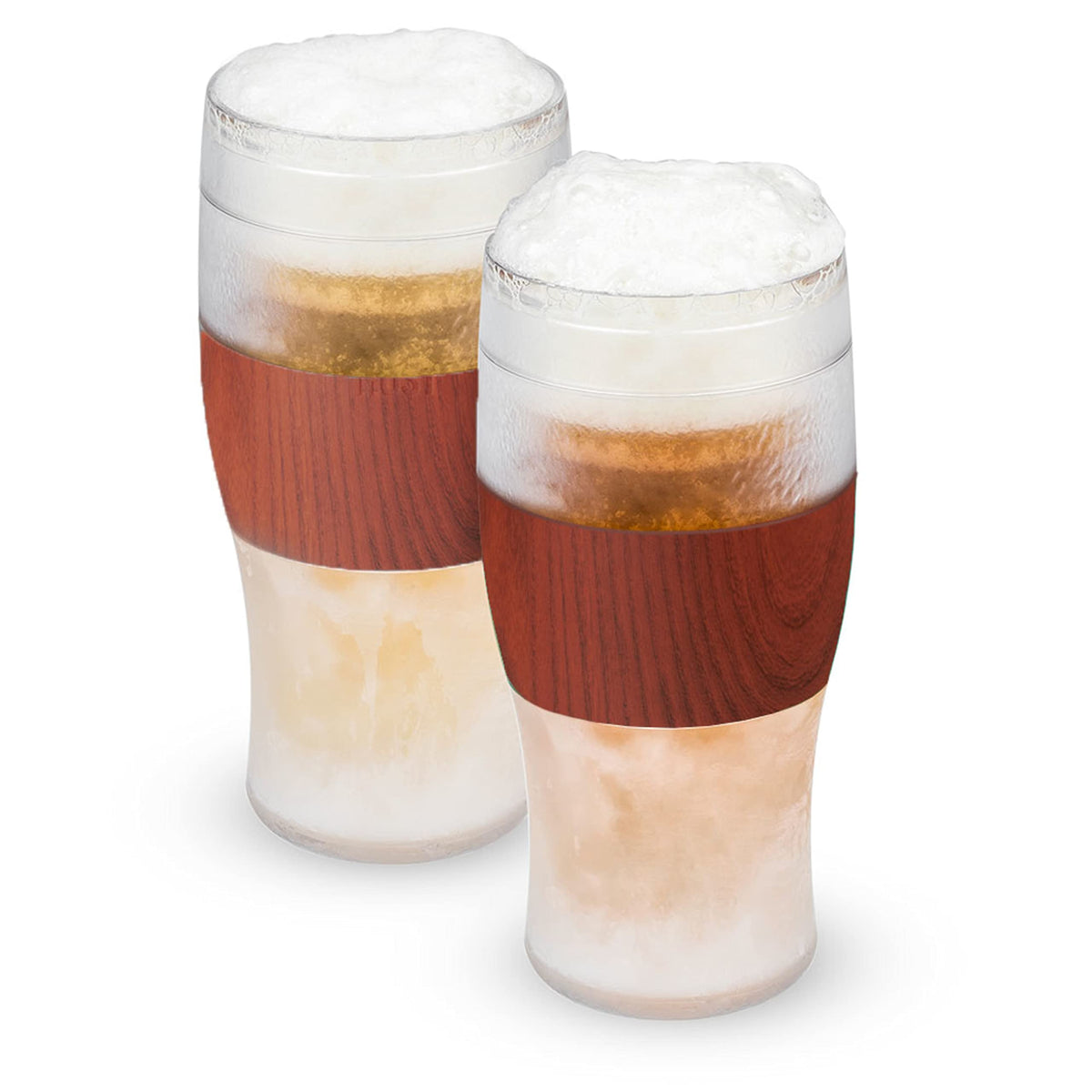 Host Freeze frozen-pint in freezer ready to chill your beer for hours.
