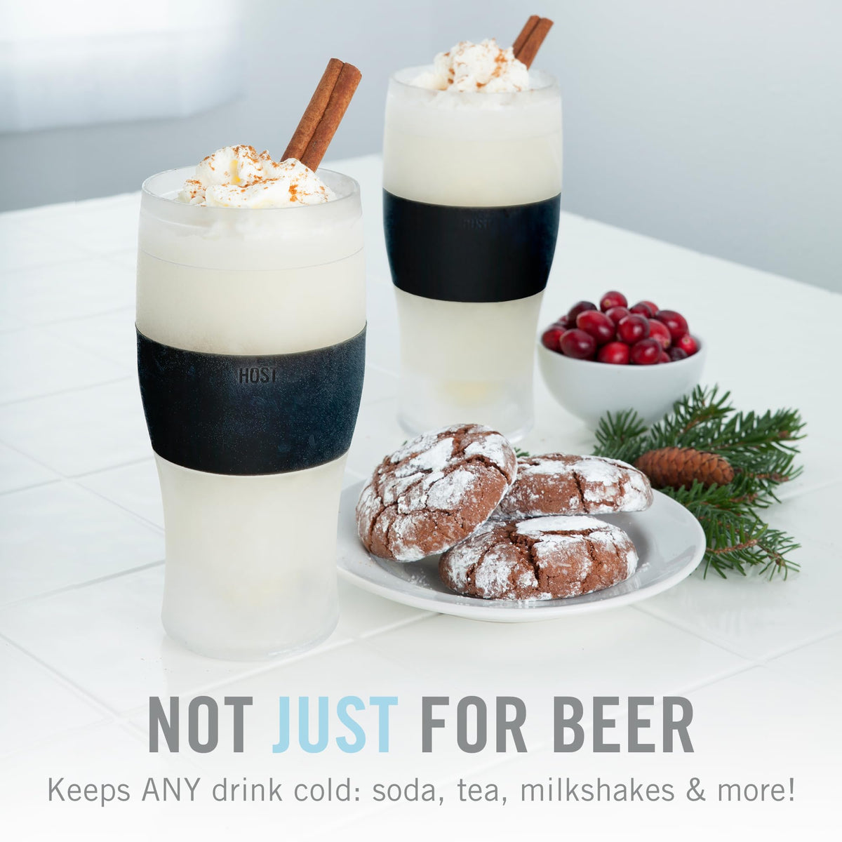 Host Freeze outdoor beer glass ideal for sunny summer barbecues