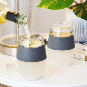 Host Freeze beach party scene showing chilled wine outdoors