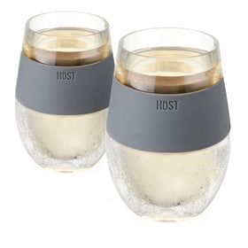 Host Wine Freeze Cup set 2 shows freezing gel for precise chill.